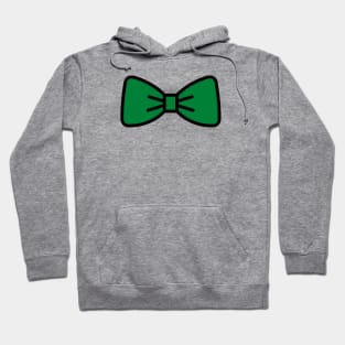 Green bowtie Hoodie